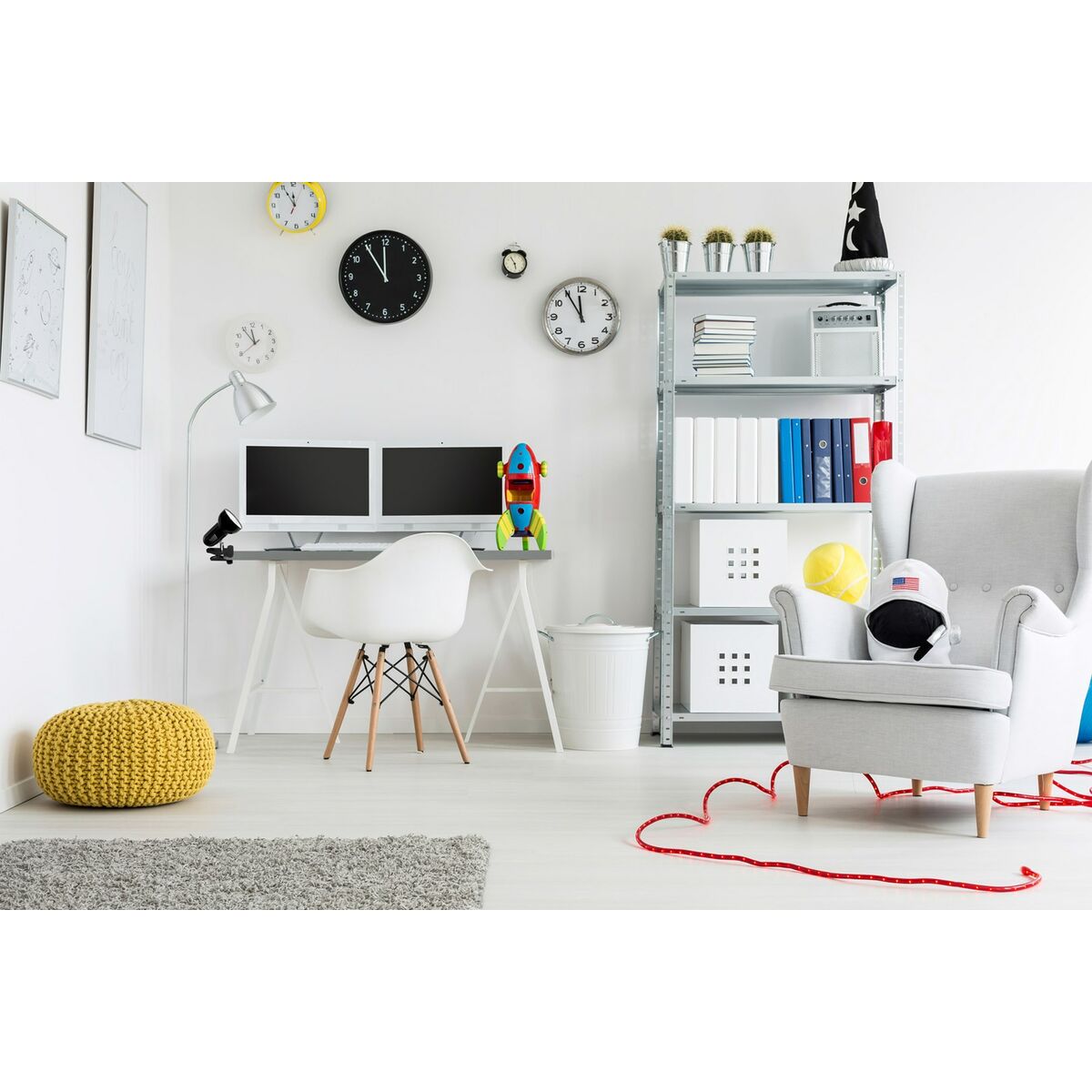Bureaulamp Activejet AJE-CLIP Zwart Metaal Plastic 60 W